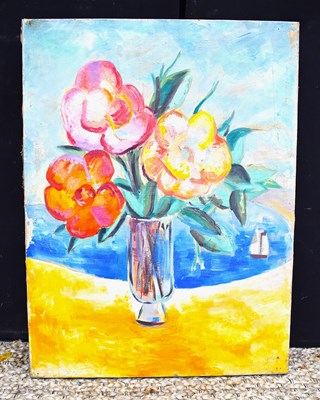 Lot 217 - Georges Gimel?, (20th century); still life of...