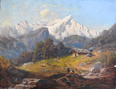 Lot 27 - F.S, (Continental, 19th century); Alpine...