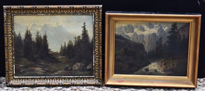 Lot 69 - Two late 19th/early 20th Century oil on canvas...