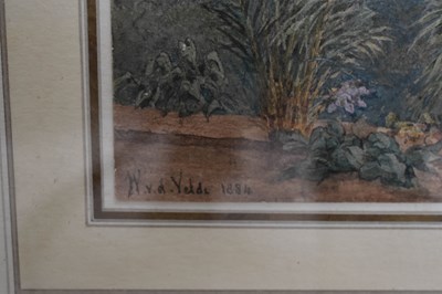 Lot 269 - W.V.D Velde, (19th century); Coastal scene...