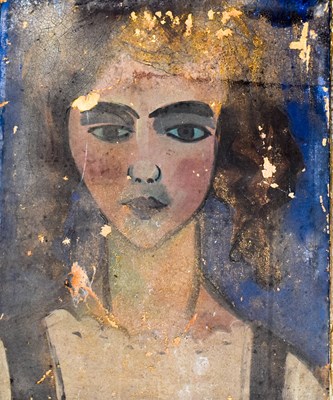 Lot 67 - An early 20th century oil on canvas Modernist...