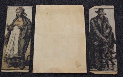 Lot 192 - A 19th Century watercolour of Hans Sach's...