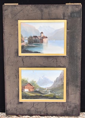 Lot 42 - A pair of late 19th/early 20th Century Swiss...