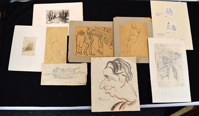 Lot 60 - A group of original pencil drawings to include...