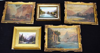 Lot 335 - Continental School, (19th century): A group of...