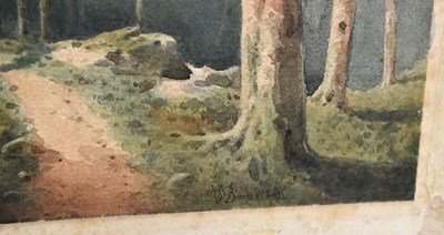 Lot 47 - A 19th century watercolour depicting a lone...