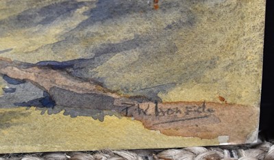 Lot 47 - A 19th century watercolour depicting a lone...