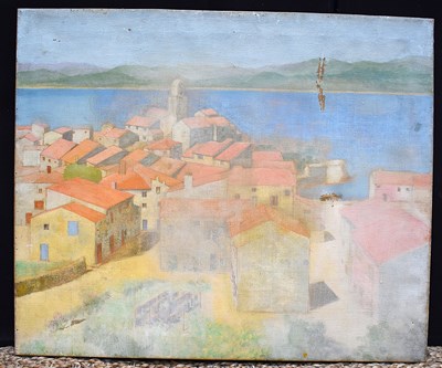 Lot 74 - A 20th century oil on canvas depicting a...