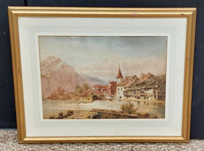 Lot 165 - A 19th century watercolour on paper depicting...