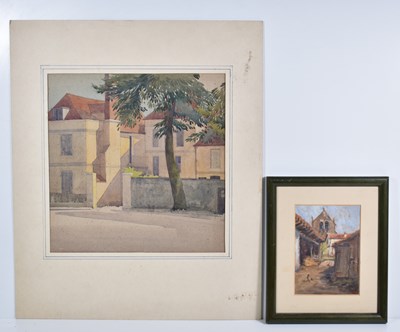 Lot 162 - Continental School, (20th century); street...