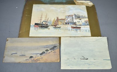 Lot 84 - A group of paintings to include a watercolour...