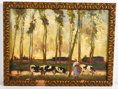 Lot 503 - M. Louis (early 20th century): Woman and...
