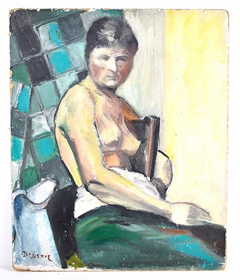 Lot 507 - Besserve (French 20th century): Portrait of...