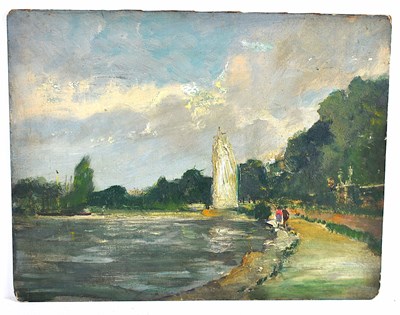 Lot 431 - An early 20th century Continental school oil...