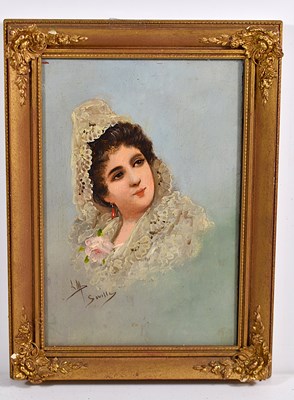 Lot 483 - L. M. Seville (late 19th century): Portrait of...