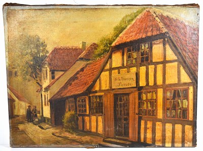 Lot 475 - A late 19th century Continental School street...