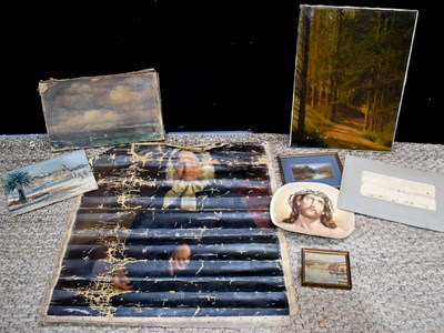 Lot 461 - A quantity of 19th century paintings to...