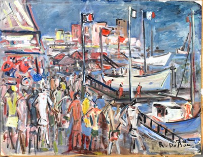 Lot 532 - Roland DuBuc (French, 1924 - 1998): Bustling...