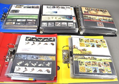 Lot 480 - A group of five albums containing Royal Mail...