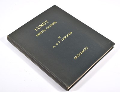 Lot 452 - Lundy Bristol Channel by A&F Langham,...