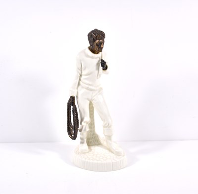 Lot 287 - A Minton porcelain figurine, "The Fisherman",...