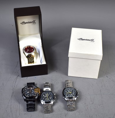 Lot 19 - A group of gentlemens wristwatches comprising...