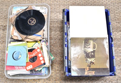 Lot 435 - A large group of vinyl records, singles and...