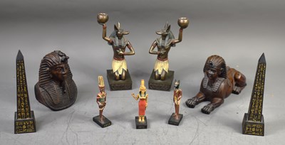 Lot 552 - A group of modern Egyptian ornaments to...