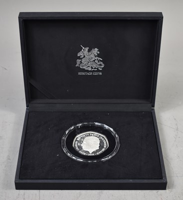 Lot 159 - A King Charles III 5oz silver proof fifty...
