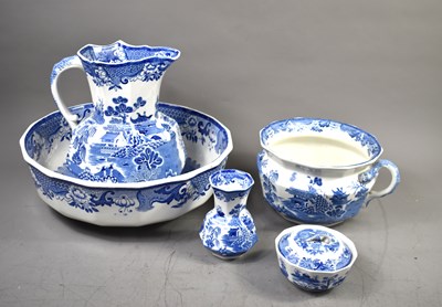 Lot 313 - A 19th century Mason's Ironstone blue and...