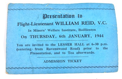 Lot 364 - An admission ticket to a Presentation to...