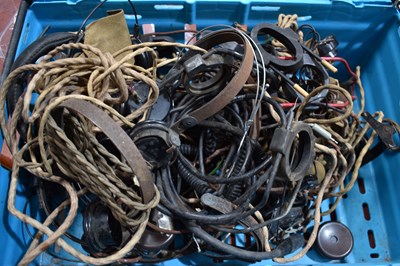 Lot 382 - A group of military headphones to include WWII...