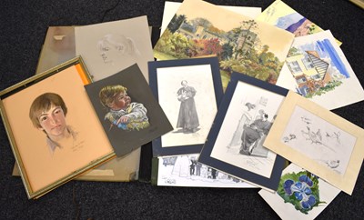Lot 527 - Marian F. Allen (20th Century): a folio of...