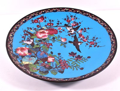 Lot 207 - A Japanese Meiji period cloisonne enamel...
