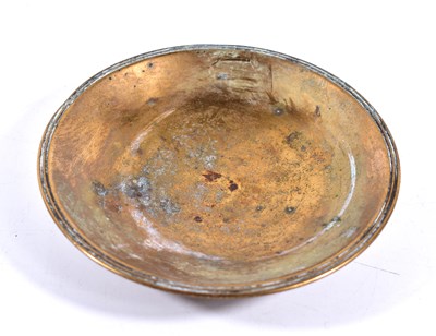 Lot 369 - A Just Andersen of Denmark bronze dish, 16.5cm...