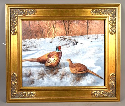Lot 538 - Stephen Park (British b.1953): pheasants in a...