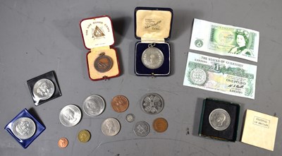 Lot 461 - British Forces in Egypt sterling silver medal,...