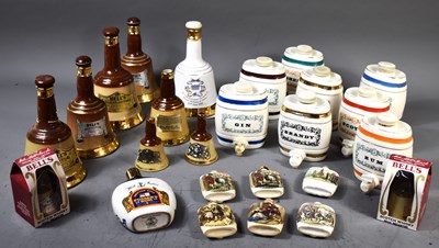 Lot 556 - A group of Bells whisky decanters together...