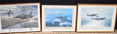 Lot 522 - Three RAF related signed prints to include...