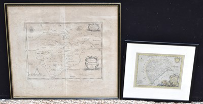 Lot 510 - A 17th century map of Rutland, likely Robert...