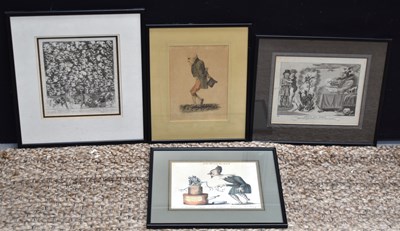 Lot 520 - An antique copper engraving by William Hogarth...