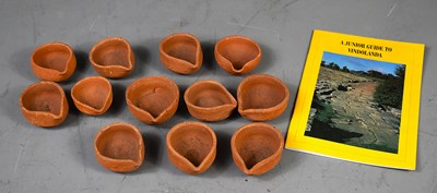 Lot 549 - A group of Roman replica terracotta oil lamps...