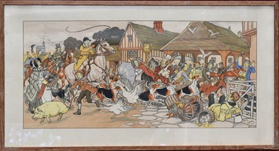Lot 518 - Harry Elliot (1882 - 1959): Hunting scene...