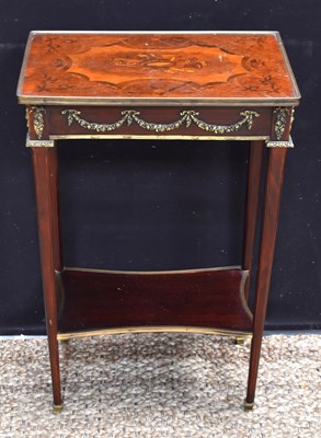 Lot 617 - A French Louis XVI style mahogany...
