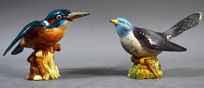 Lot 306 - Two Beswick pottery figurines; a Kingfisher...