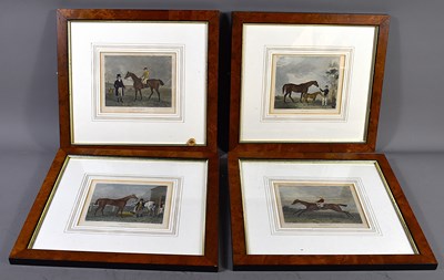 Lot 501 - A group of four 19th century hand coloured...