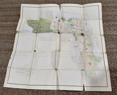 Lot 439 - A 19th century plan of various parcels of land...