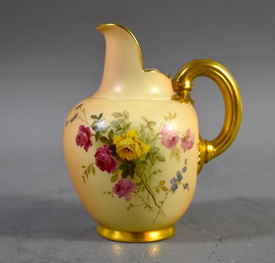 Lot 268 - A Royal Worcester blush ivory jug, No.1094,...