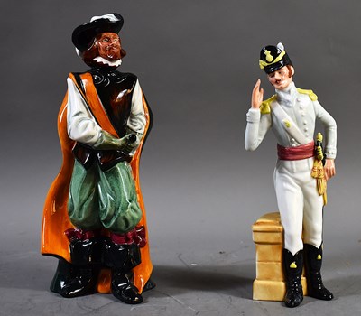 Lot 266 - Two Royal Doulton figurines; Cavalier HN2716,...