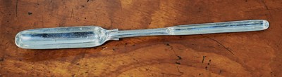 Lot 71 - A Victorian silver marrow scoop, London 1867,...
